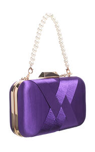 Bessie Pearl Top Handle Clutch Bag: $60.00