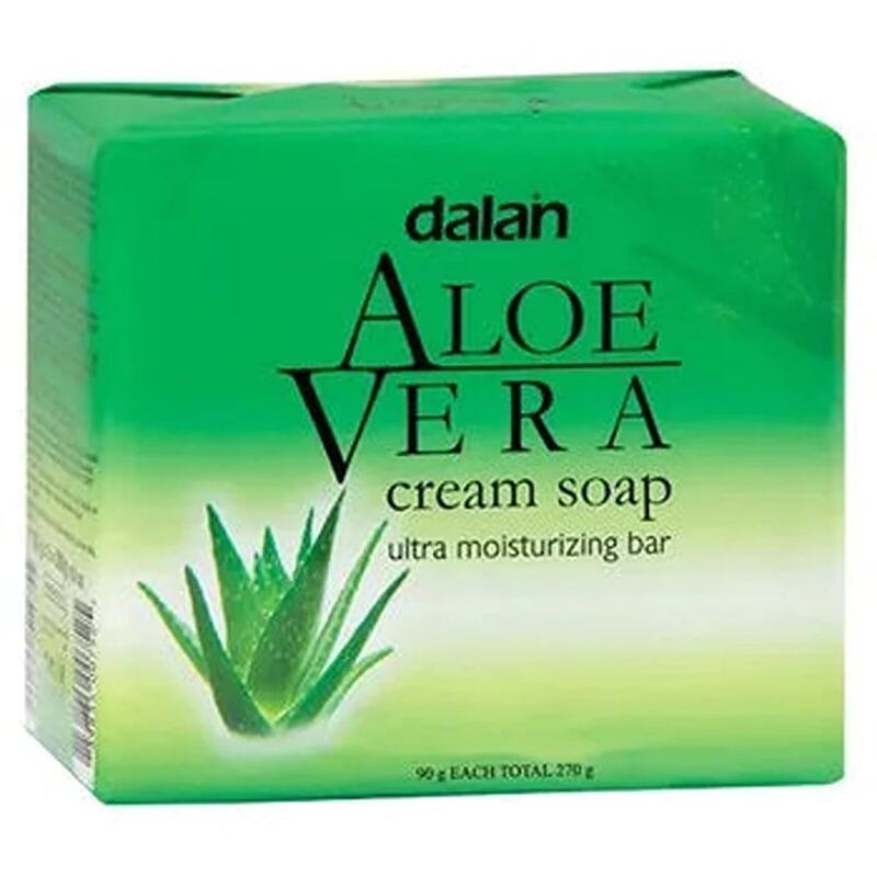Dalan Cream Soap Aloe Vera 3 x 3.17oz