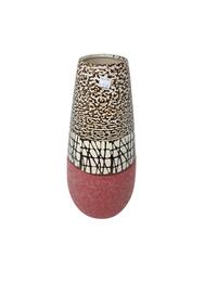 Vase Red, Beige & Brown 1 count: $0.00