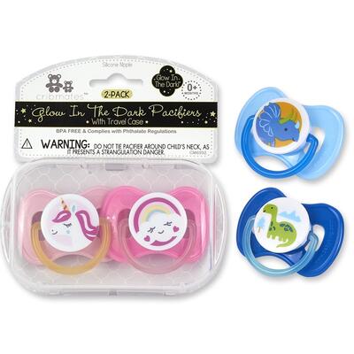 Crib Mates Glow Pacifiers 2 pack: $10.00