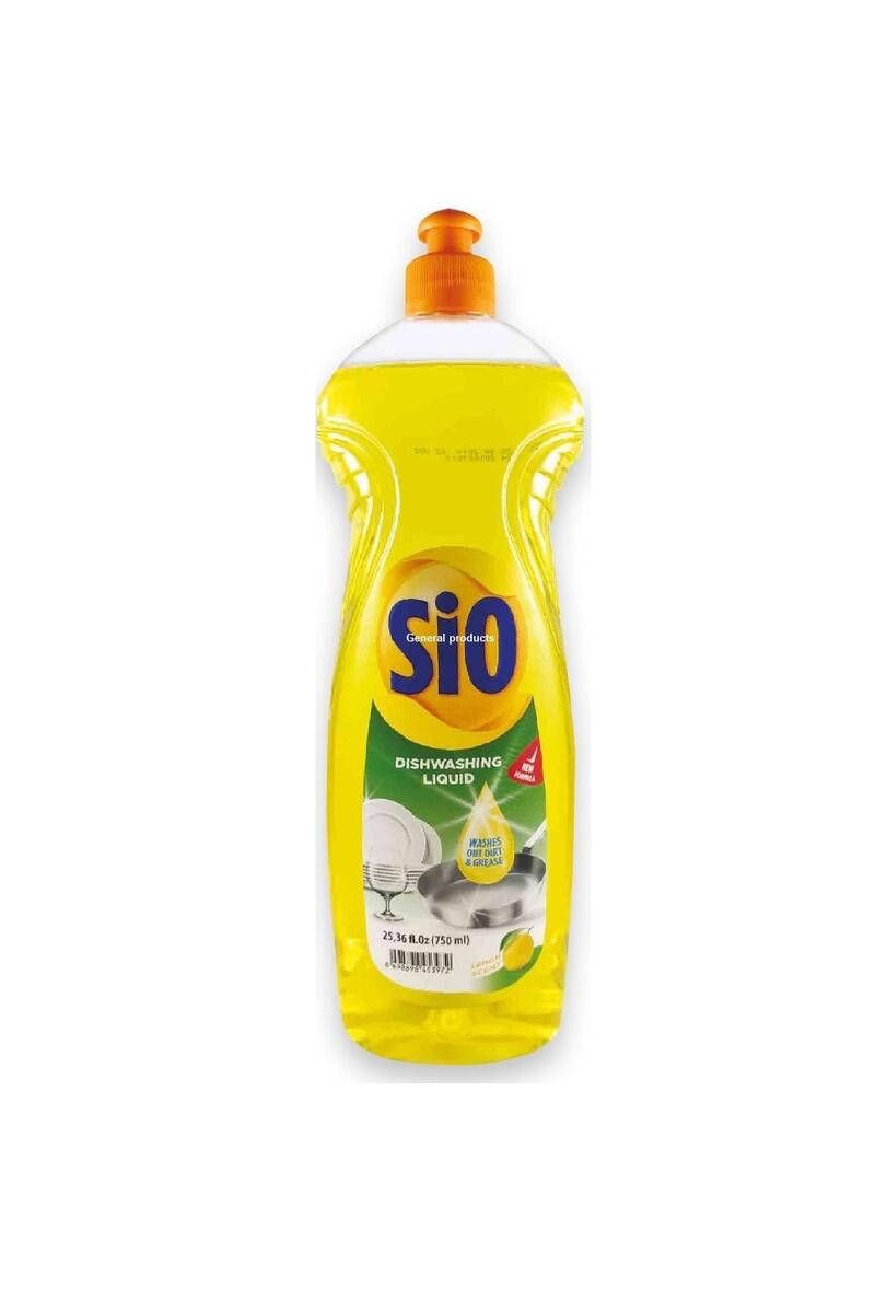 Sio Dishwashing Liquid Detergent Lemon 750ml