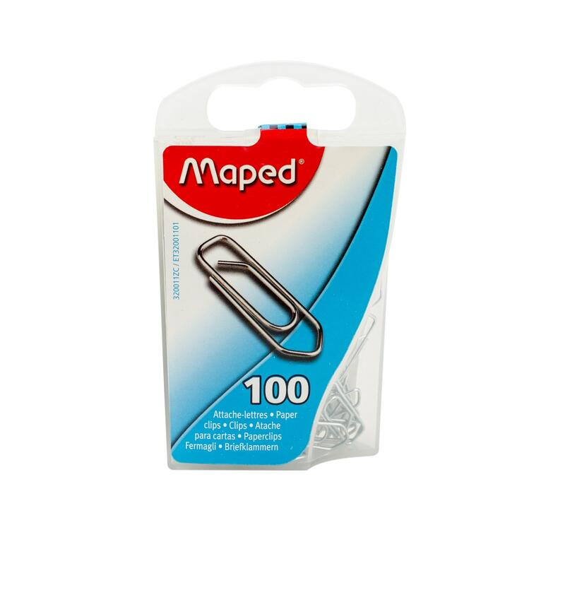 Maped Office Steel Paper Clips 100 ct: $2.00