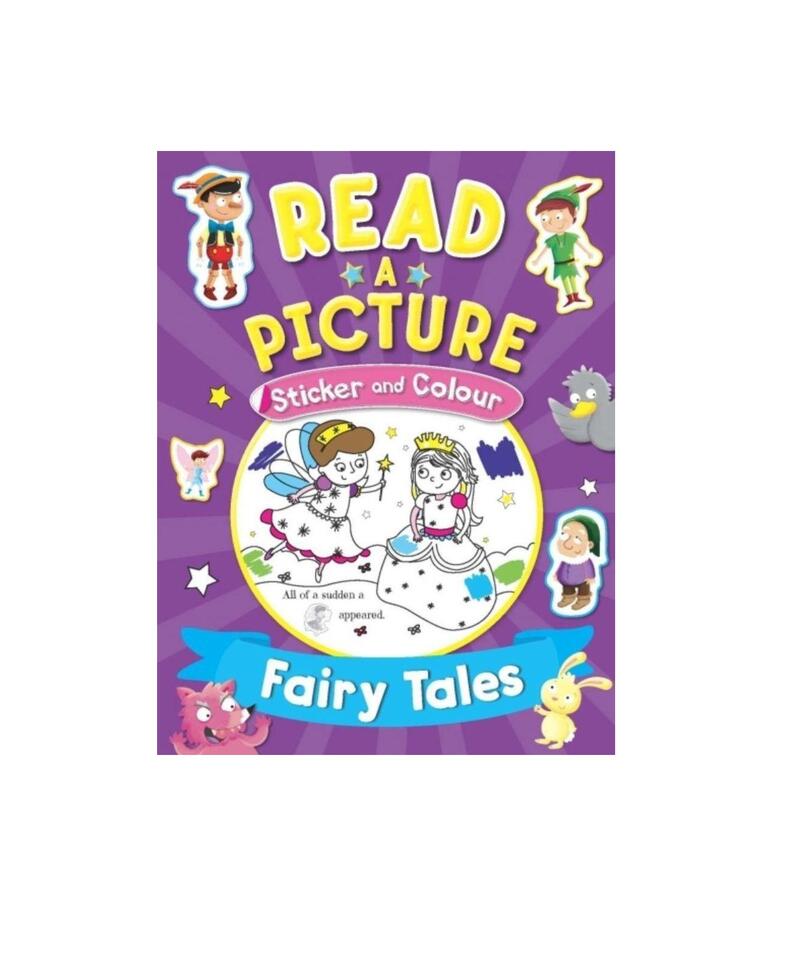 Read A Picture Sticker & Colour Book Assorted