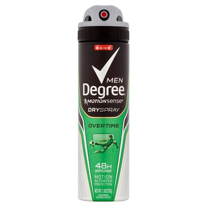Degree Men Antiperspirant Deodorant Dry Spray Overtime 3.8 oz