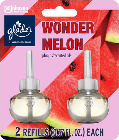 Glade Plugins Wonder Melon Scented Oil 2ct