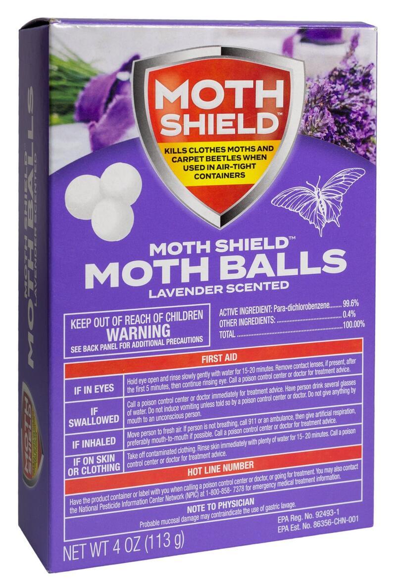 Moth Shield Moth Balls Lavender 4oz