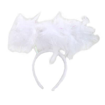 DNR Annabelle Angel Halo Little Girlks Headband White: $10.00