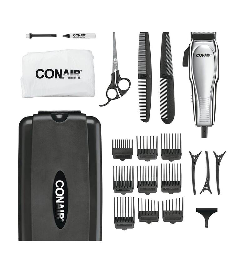 Conair Chrome Custom Haircut Kit 21 pieces