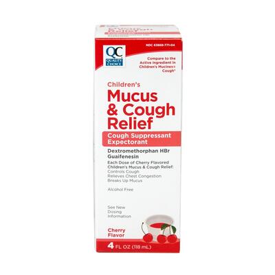 QC Mucus & Cough Relief Cough 4fl oz