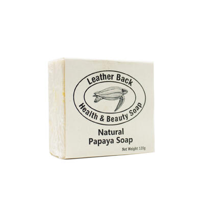 Leather Back Health & Beauty Soap Natural Papaya 120g