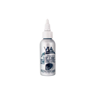 VIA Natural Semi-Permanent Hair Color Jet Black 2oz: $10.00