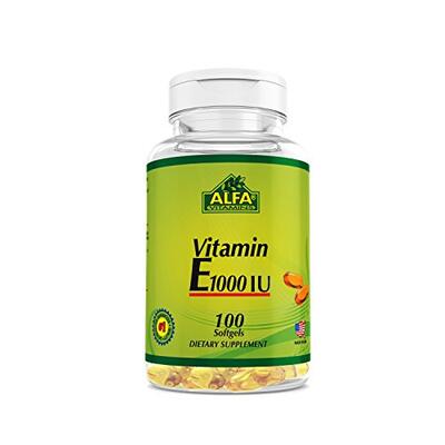 Alfa Vitamins Vitamin E1000 IU 100 softgels