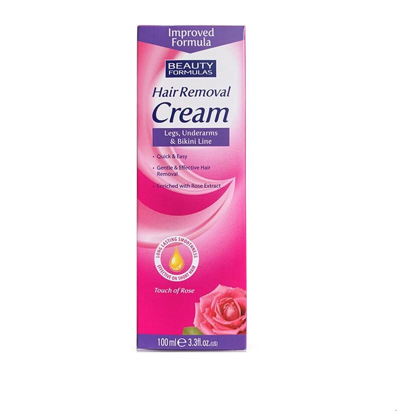 Beauty Formulas Hair Removal Cream Rose Legs Arms Body 110ml