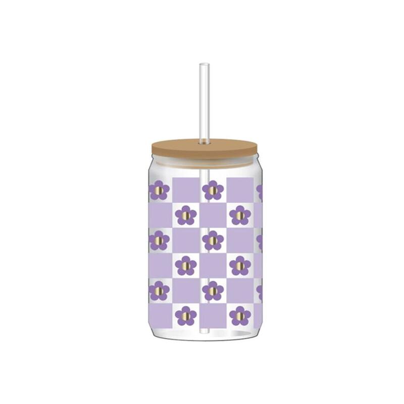 Sheffield Home Bamboo Glass Sipper 16oz