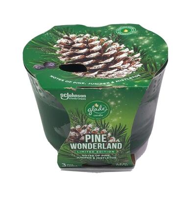 Glade 3 Wick Candle Pine Wonderland 6.8oz