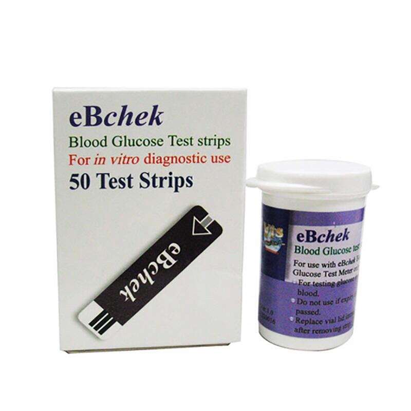 eBchek Blood Glucose Test Strips 50ct