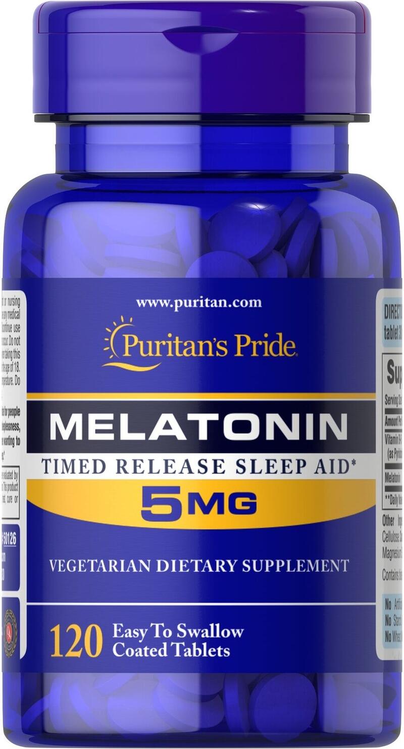 Puritan's Pride Melatonin 5mg 120ct