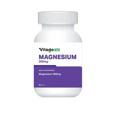 Vitago Magnesium Health Supplement 300mg 30 Tabs