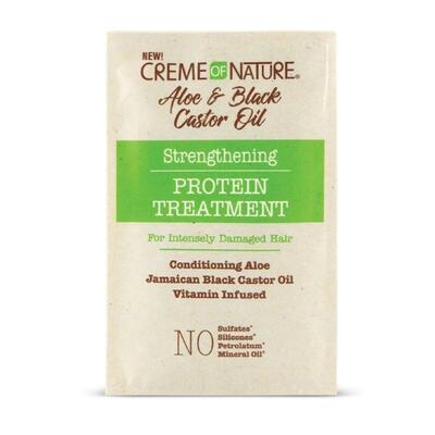 Creme Of Nature Aloe & Black Castor Oil Strengthening Protein Treatment 1.5oz: $5.00