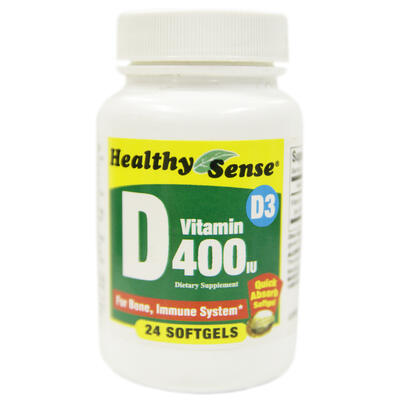 Healthy Sense Vitamin D400 24 Softgels