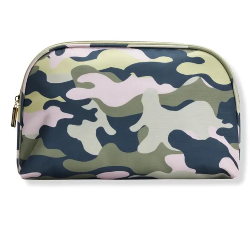 Green Camo Cosmetic Bag