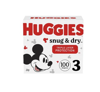 Huggies Snug And Dry Size 3 100 Count