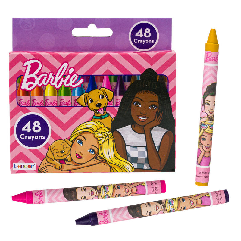 Barbie Crayons 48ct