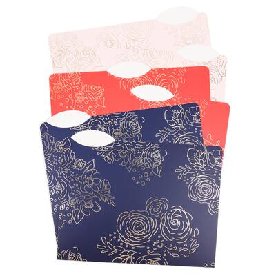 U Brands Bright Florals File Folders