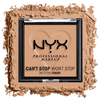 NYX Can't Stop Won't Stop Mattifying Powder Tan 0.21oz