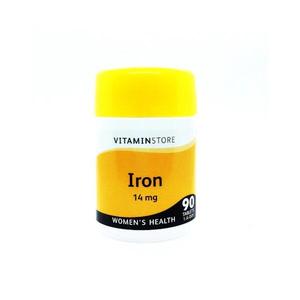 Vitamin Store Iron 14 mg Tablets 90 count