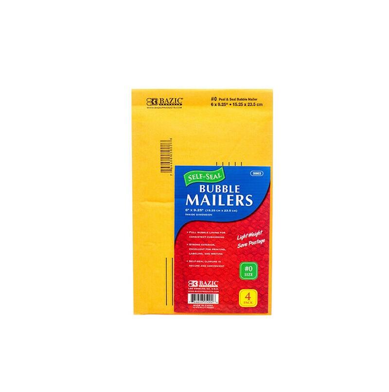 Bazic Self-Seal 3m Bubble Mailers 6