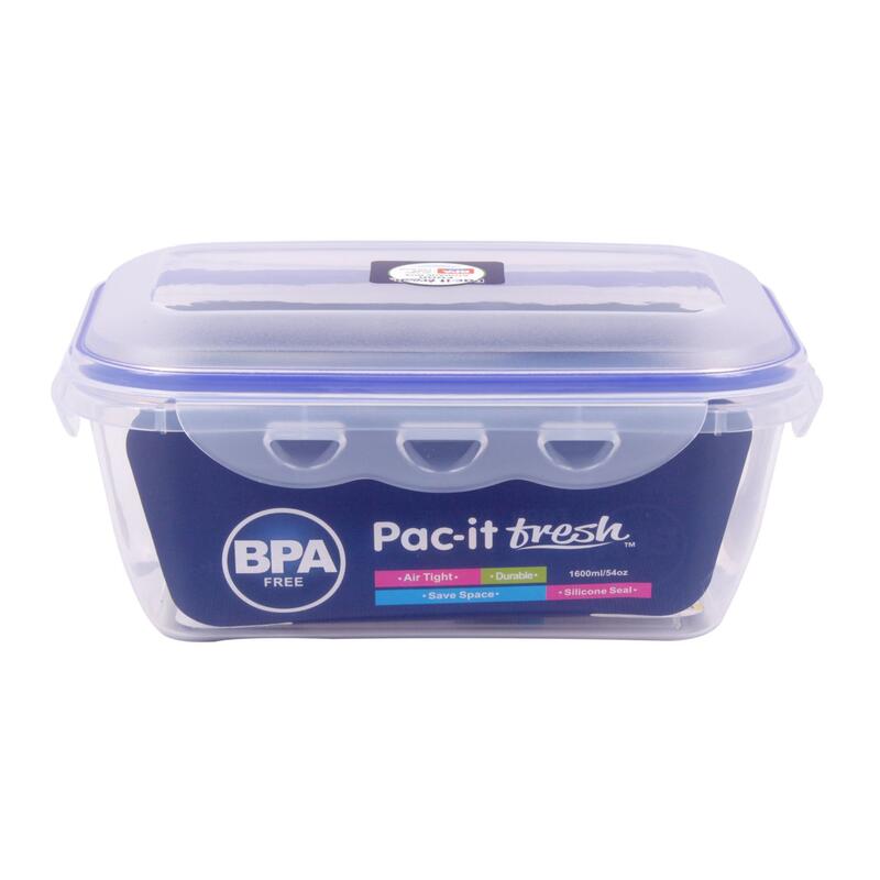 OSQ Food Container Rectangle Snap 54oz