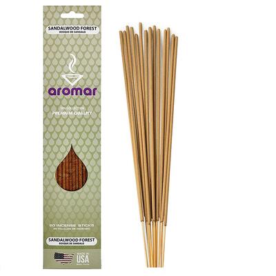 Aromar Incense Sticks Sandalwood Forest 20ct