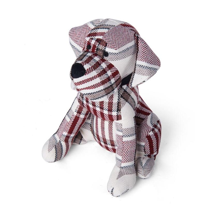 Elements Red Plaid Door Stopper Assorted