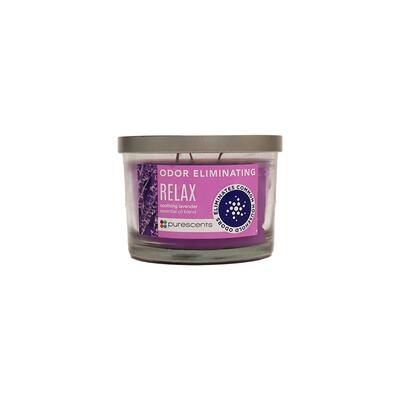 Odor Eliminating Relax 3-Wick Candle 9oz: $12.00