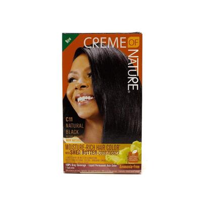 Creme Of Nature Hair Color Natural Black 1 application