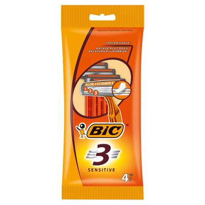Bic 3 Sensitive Disposable Razors 4ct