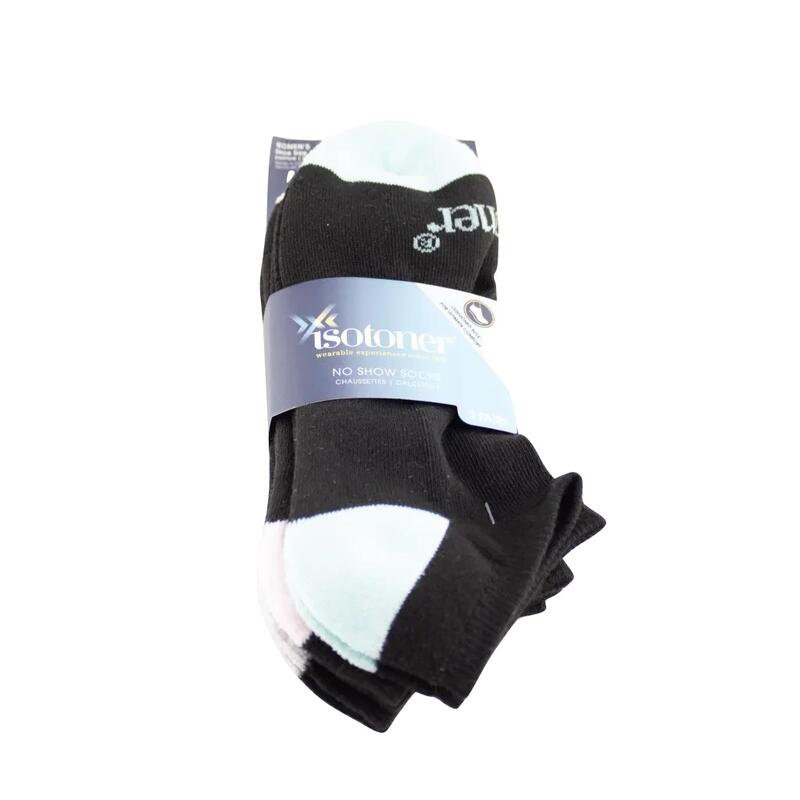 Isotoner Women's No Show Socks Assorted 3pk