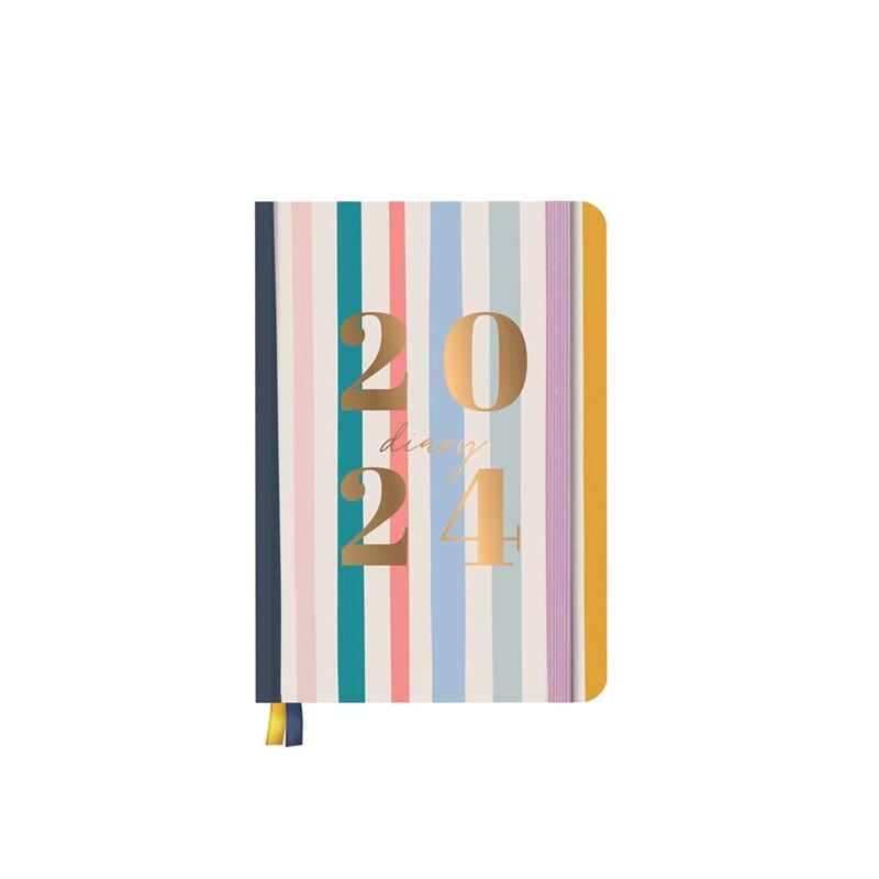 A6 Non Scratch Paper Diary DAP Luxe Stripe