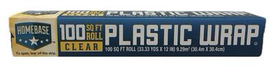 Home Base Plastic Wrap 100sqft