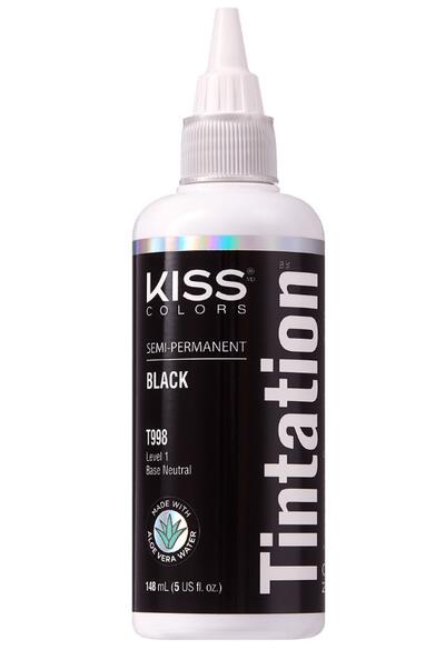 Kiss Colors Tintation Semi-Permanent Black 5oz: $19.50