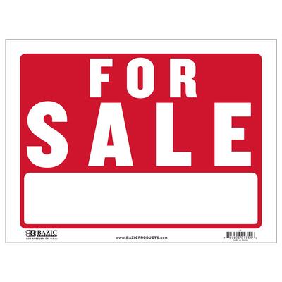 Bazic For Sale Sign 12