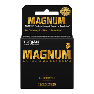 Trojan Magnum Large Size Condoms 3ct