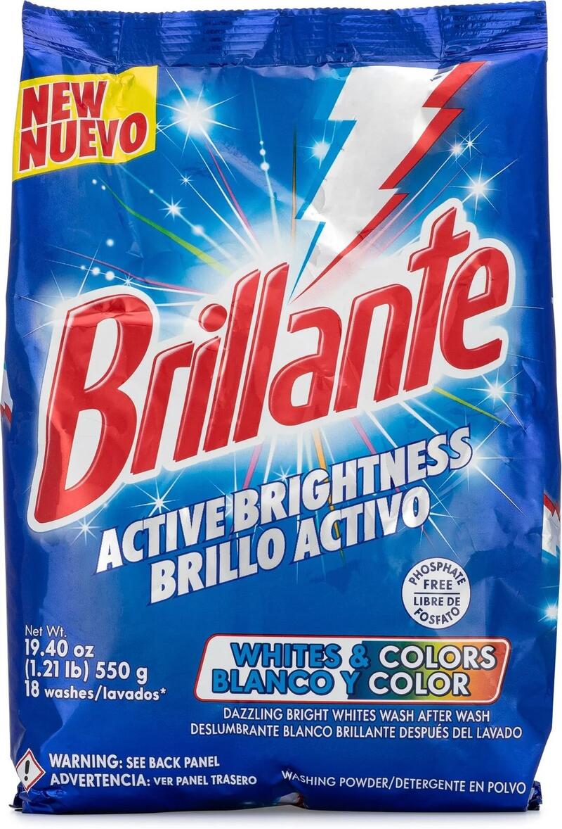 Brillante Active Brightness Detergent Powder 550g