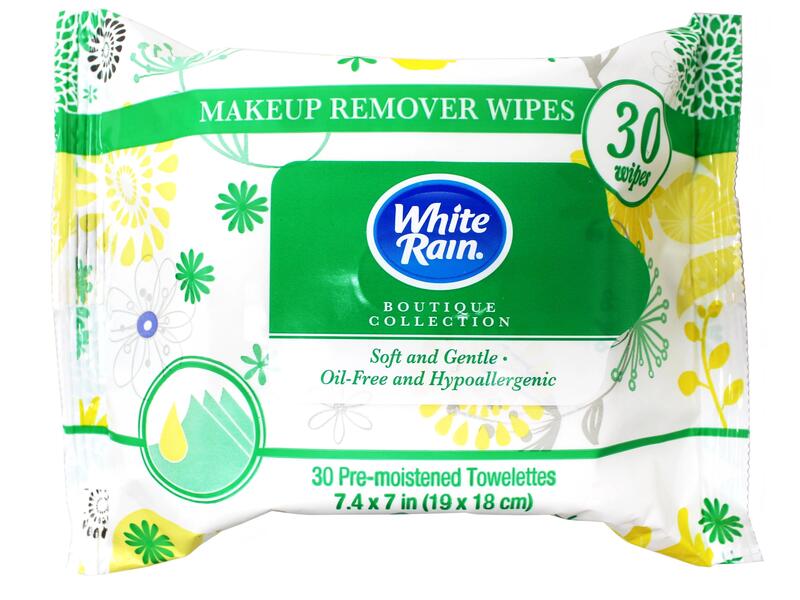 White Rain Makeup Remover Wipes 30ct