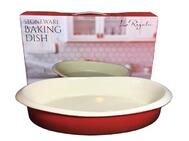 Le Regalo Stoneware Baking Dish Oval 5.75 Cups: $0.00