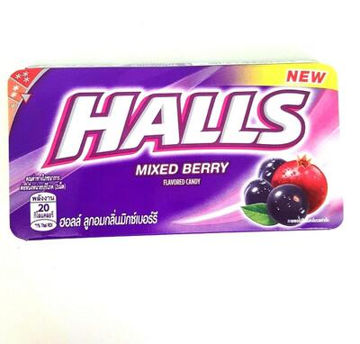 Halls Mixed Berry Flavored Candy: $3.00