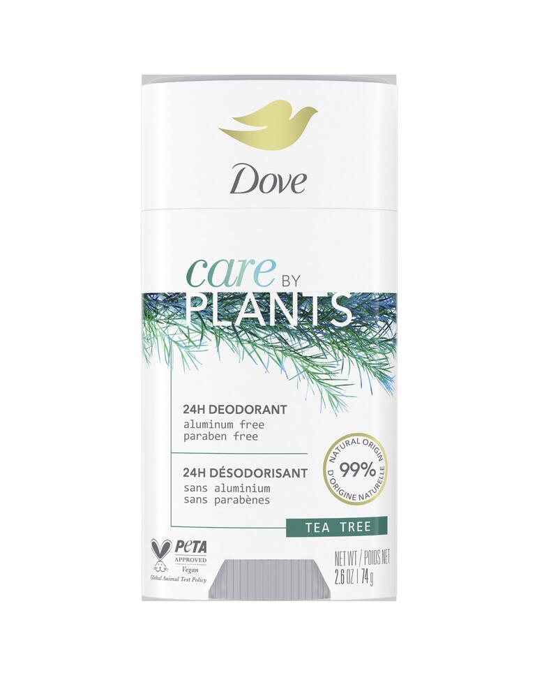 Dove Deo Stick Care By Plants Tea Tree 2.6oz