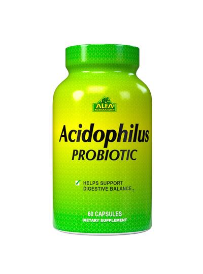 Alfa Vitamins Acidophilus Probiotics 300mg 60 pieces