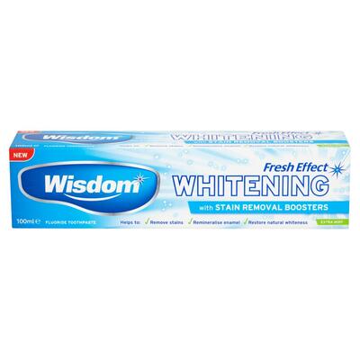Wisdom Fresh Effect Whitening Toothpaste Extra Mint 100ml: $6.00